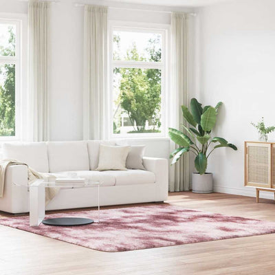 Pörrömatto korkeanukkainen pölypinkki 240x240 cm polyesteri