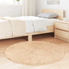 Pörrömatto korkeanukkainen beige 100x100 cm polyesteri