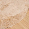Pörrömatto korkeanukkainen beige 100x100 cm polyesteri
