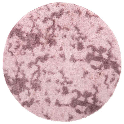 Pörrömatto korkeanukkainen NAVARRA pölypinkki 100x100 cm