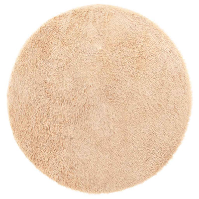 Pörrömatto korkeanukkainen beige 120x120 cm polyesteri