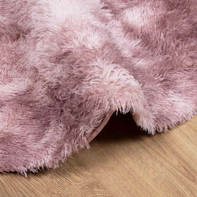 Pörrömatto korkeanukkainen pölypinkki 120x120 cm polyesteri
