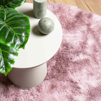 Pörrömatto korkeanukkainen pölypinkki 120x120 cm polyesteri