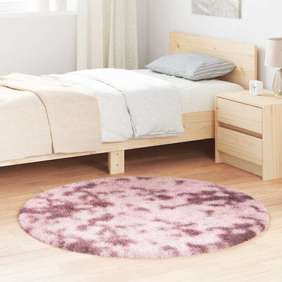 Pörrömatto korkeanukkainen pölypinkki 120x120 cm polyesteri