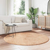 Pörrömatto korkeanukkainen beige 160x160 cm polyesteri