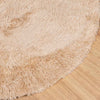 Pörrömatto korkeanukkainen beige 160x160 cm polyesteri