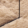 Pörrömatto korkeanukkainen beige 160x160 cm polyesteri