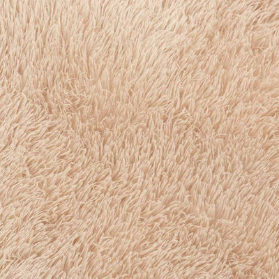 Pörrömatto korkeanukkainen beige 160x160 cm polyesteri
