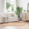 Pörrömatto korkeanukkainen beige 160x160 cm polyesteri