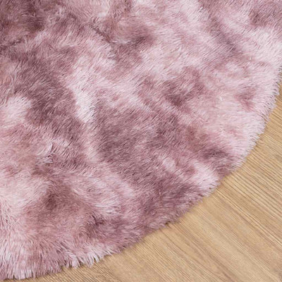 Pörrömatto korkeanukkainen pölypinkki 160x160 cm polyesteri