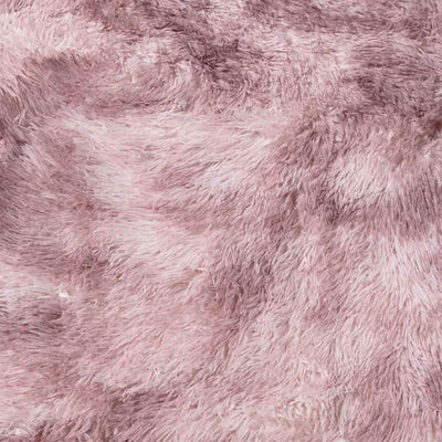 Pörrömatto korkeanukkainen pölypinkki 160x160 cm polyesteri