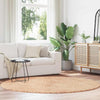 Pörrömatto korkeanukkainen beige 200x200 cm polyesteri