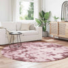 Pörrömatto korkeanukkainen pölypinkki 200x200 cm polyesteri