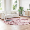 Pörrömatto korkeanukkainen pölypinkki 240x240 cm polyesteri