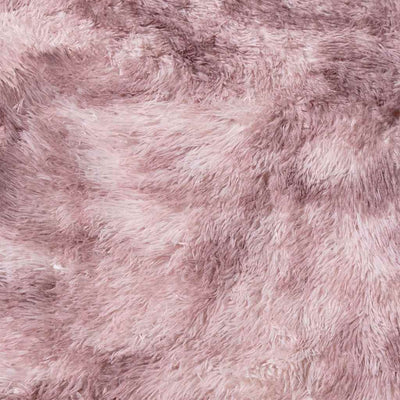 Pörrömatto korkeanukkainen pölypinkki 240x240 cm polyesteri