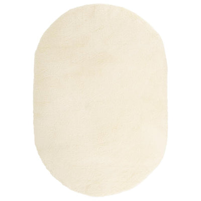 Pörrömatto korkeanukkainen kerma 300x200 cm polyesteri