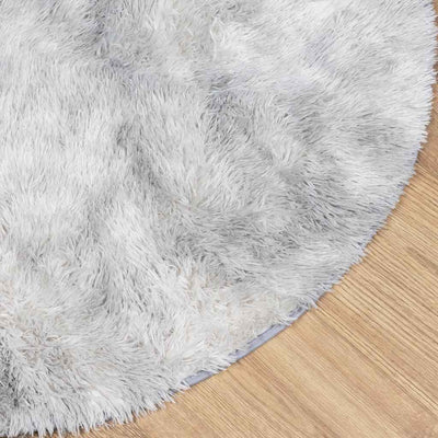 Pörrömatto korkeanukkainen vaaleanharmaa 300x200 cm polyesteri