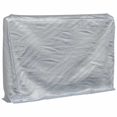 polttopuuteline sadesuojalla 200x25x150 cm galvanoitu teräs