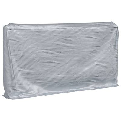 polttopuuteline sadesuojalla 250x25x150 cm galvanoitu teräs