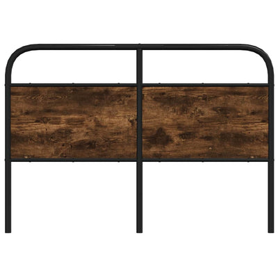 Savutammi sängynpääty Amantino 140cm (teräs ja puu)