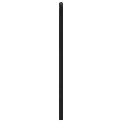 Sängynpääty savutammi 140 cm teräs ja tekninen puu