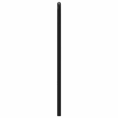 Sängynpääty savutammi 160 cm teräs ja tekninen puu