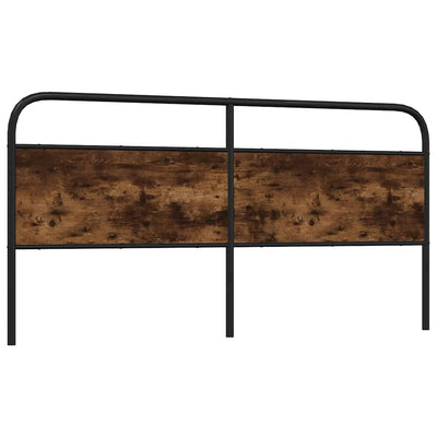 Savutammi sängynpääty Amantino 190cm (teräs ja puu)