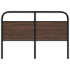 Ruskea sängynpääty Amantino 120cm (teräs ja puu)