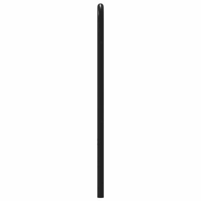 Sängynpääty ruskea tammi 150 cm teräs ja tekninen puu