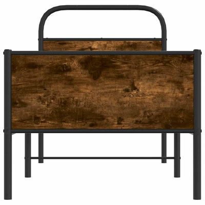 Sonoma-tammi sängynrunko ilman patjaa Mirci 80x200cm (puinen)