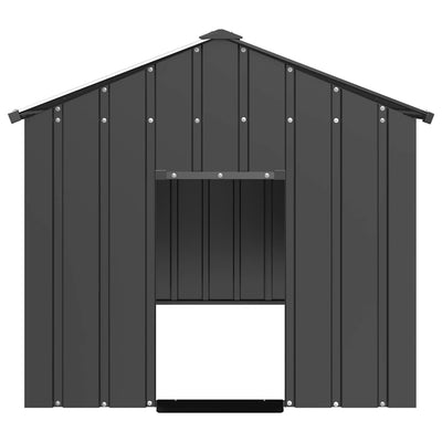 Koiratalo katolla Cassiela 114x202x101cm (galvanoitua terästä)