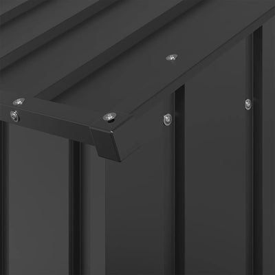 Koiratalo katolla Cassiela 114x202x101cm (galvanoitua terästä)