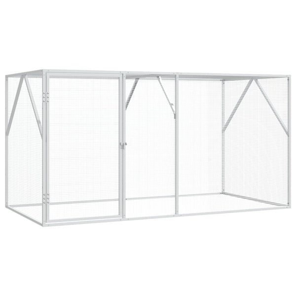 Lintuhäkki Hopea 208 x 102 x 108 cm