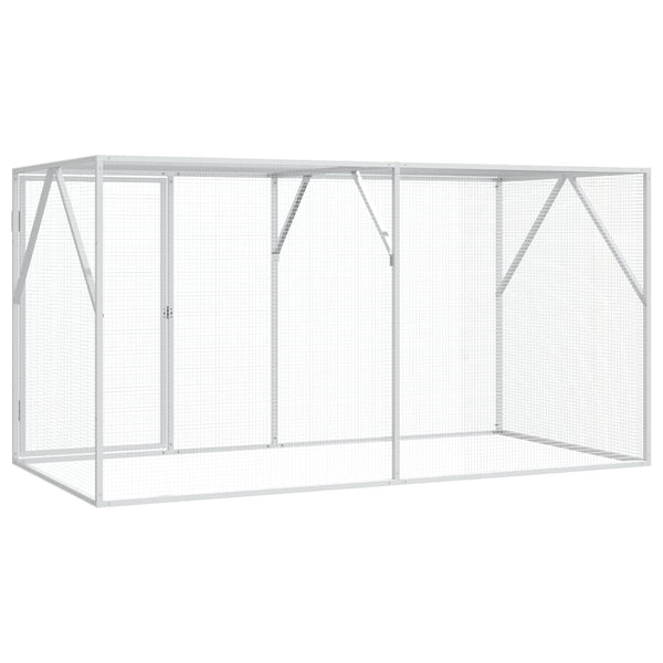 Lintuhäkki Hopea 208 x 102 x 108 cm