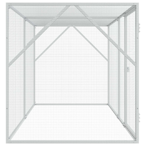 Lintuhäkki Hopea 208 x 102 x 108 cm