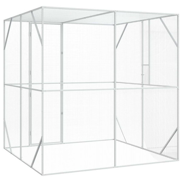 Lintuhäkki Hopea 209 x 202 x 214 cm