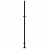 Puutarhan portti musta 100x175 cm teräsjälkikuvio
