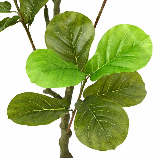 Vihreä keinotekoinen ficus tree Gustaf 30 Lehdet 125cm
