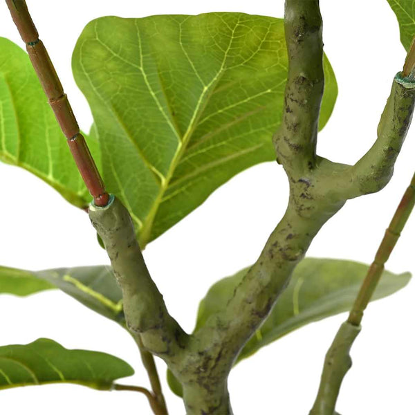 Vihreä keinotekoinen ficus tree Gustaf 30 Lehdet 125cm