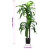 Vihreä keinotekoinen dracaena tree Dumitras 180cm (36 lehdet)