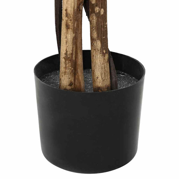 Vihreät keinotekoinen ficus plant Aristeia 120cm (788 lehdet)