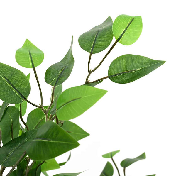 Vihreät keinotekoinen ficus plant Aristeia 120cm (788 lehdet)