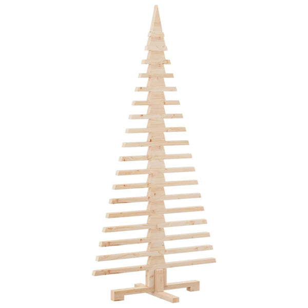 Puinen joulukuusi koristeeksi 150 cm täyspuu mänty