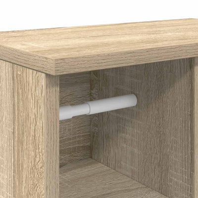 Sonoma tammi kylpyhuonekaappi rullatelineellä Mathyas 39x22x90cm