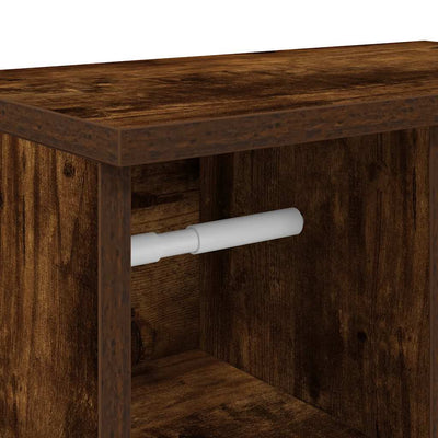 Savustammi kylpyhuonekaappi rullatelineellä Mathyas 39x22x90cm