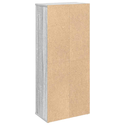 Harmaa sonoma kylpyhuonekaappi rullatelineellä Mathyas 39x22x90cm