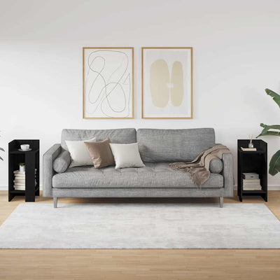 Musta sivupöydät Nemethi 25,5x27x60cm (2 kpl hyllyllä)