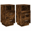 Savutammi yöpöytäkaapit Tiziano 36x36x68cm (2 kpl 2 laatikolla)