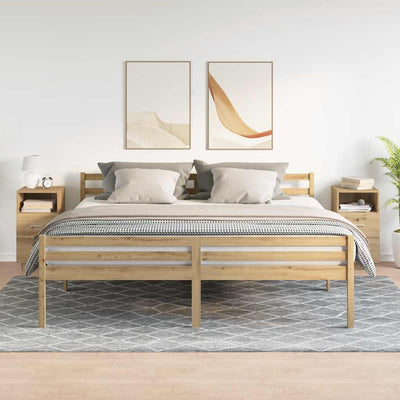 Tammi yöpöytäkaapit Tiziano 36x36x68cm (2 kpl 2 laatikolla käsityöläinen)