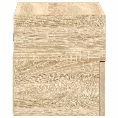 Seinäkiinnitettävä yöpöytä Sonoma-tammi 45x26x28,5 cm